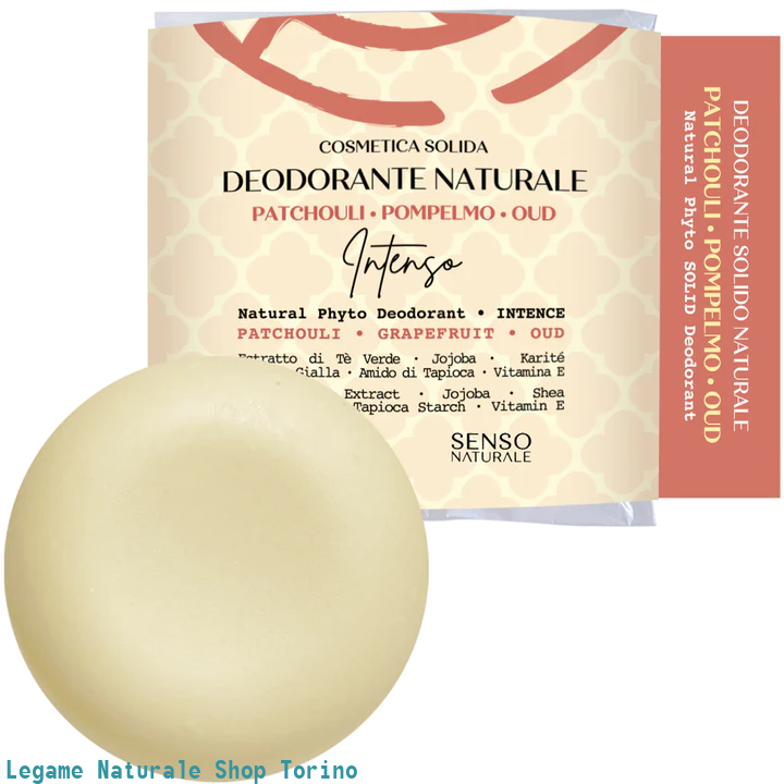 Deodorante Naturale INTENSO profumazione OUD POMPELMO PATCHOULI