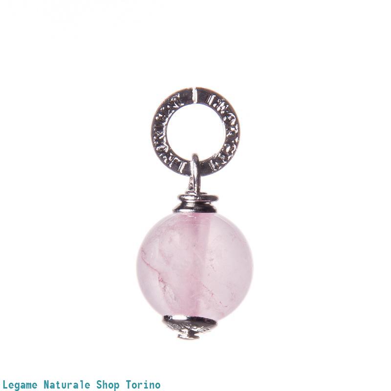 CHARMS QUARZO ROSA 14MM