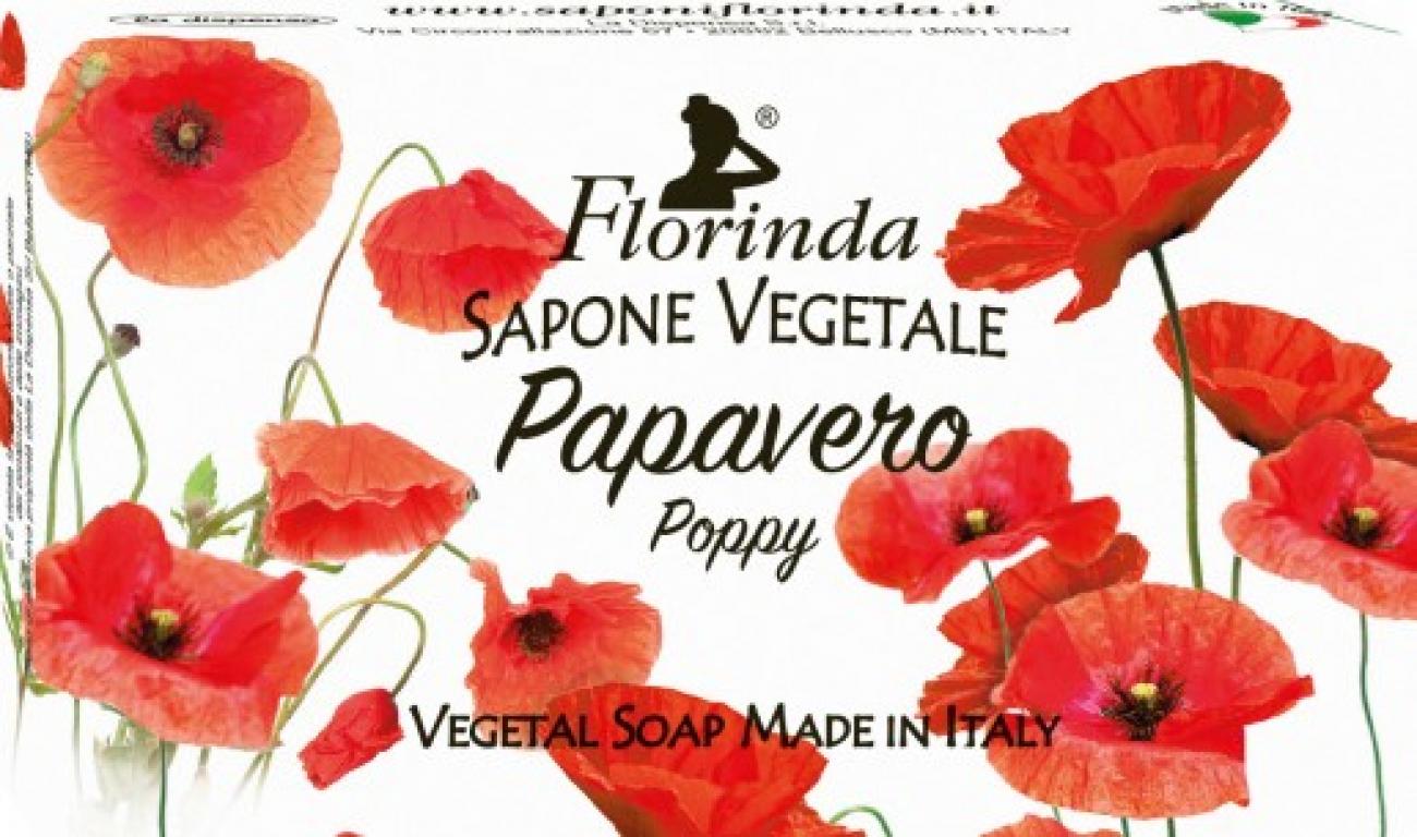 Sapone Vegetale 100gr Papavero