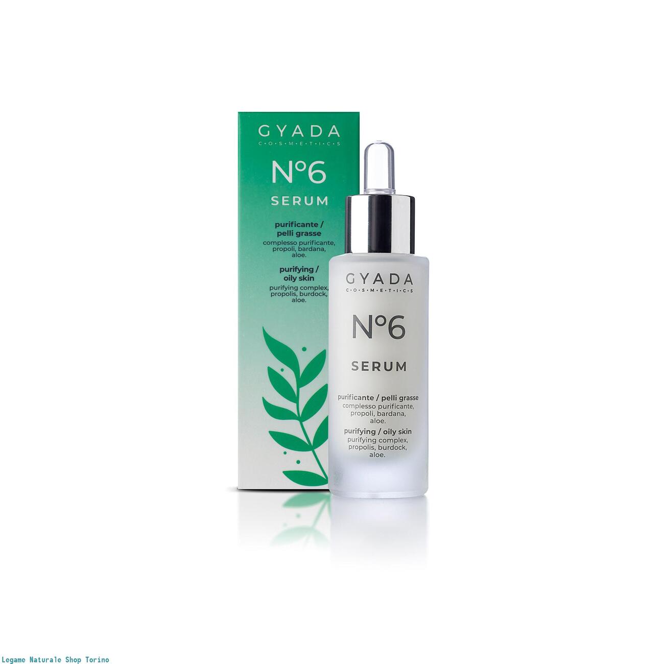 Siero viso n.6 Purificante/Pelli grasse