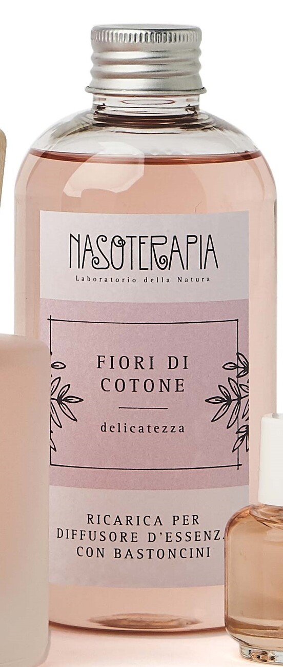 Ricarica per diffusore a bastoncini 250ml - fiori di cotone