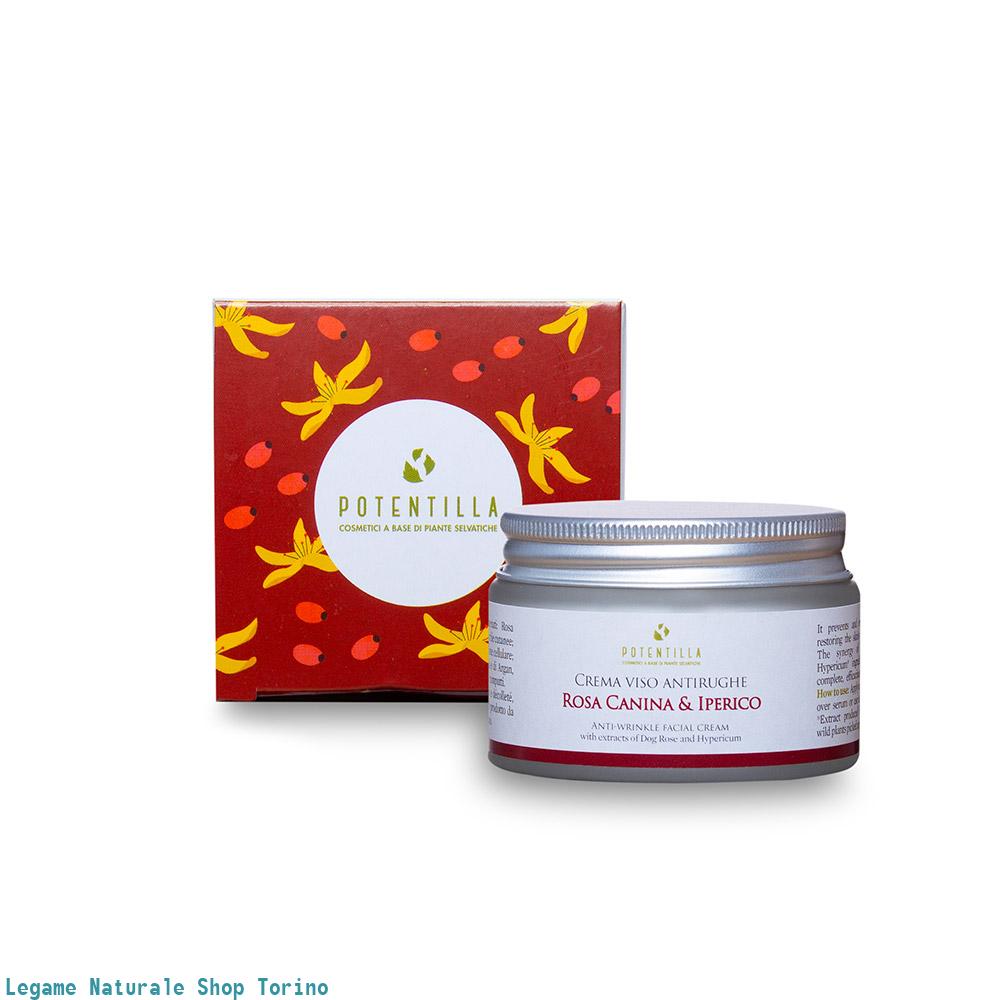 Crema viso antirughe ROSA CANINA E IPERICO 50ML