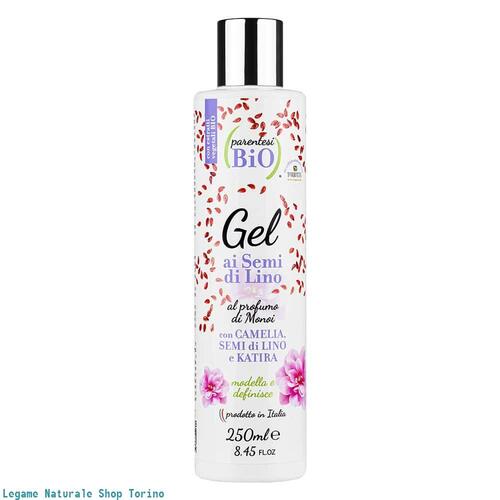 GEL ai semi di LINO con Camelia e Katira al profumo di Monoi 250ml GEL ai semi di LINO con Camelia e Katira al profumo di Monoi 250ml