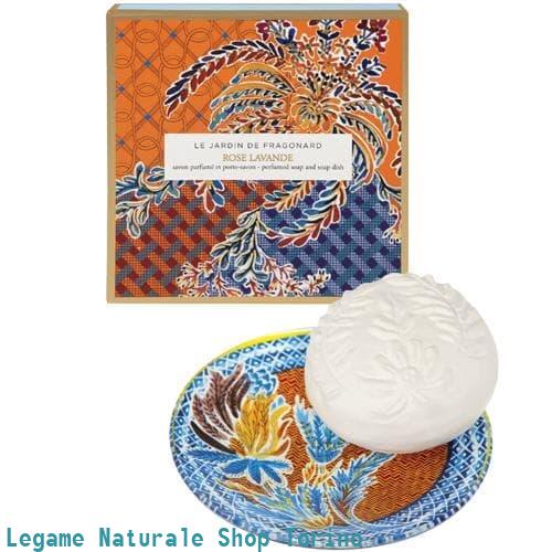 Rose Lavande Sapone 150gr & Portasapone