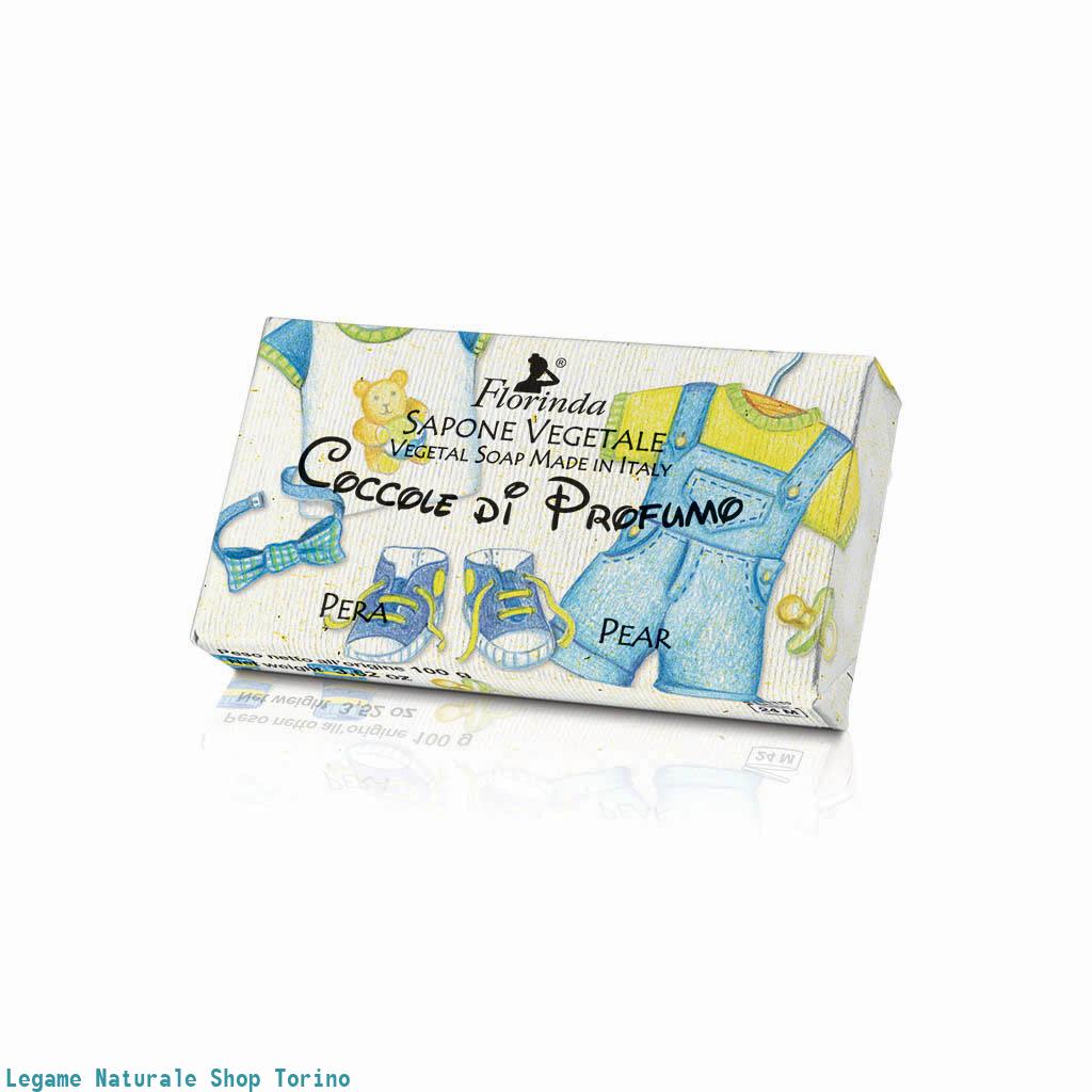 SAPONE VEGETALE FLORINDA PERA “COCCOLE DI PROFUMO” 100gr