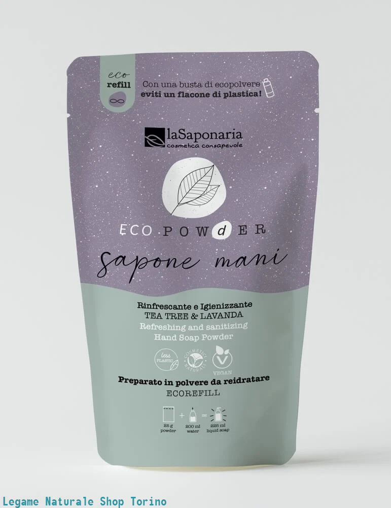 Sapone mani in polvere igienizzante