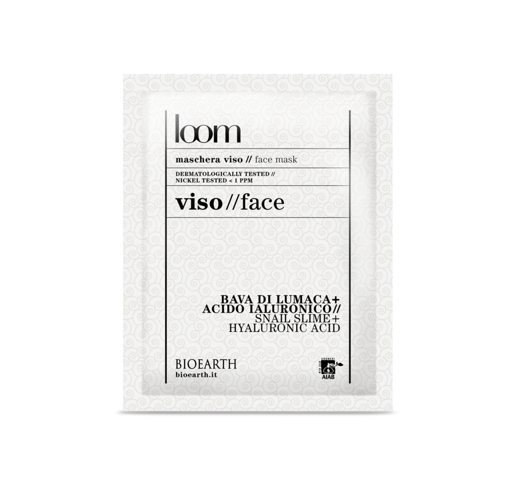 Maschera viso alla Bava di lumaca acido jaluronico