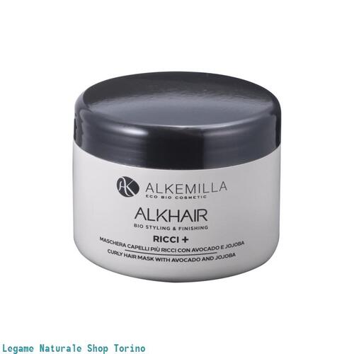 MASCHERA CAPELLI RICCI con avocado e jojoba - ALKEMILLA MASCHERA CAPELLI RICCI con avocado e jojoba - ALKEMILLA