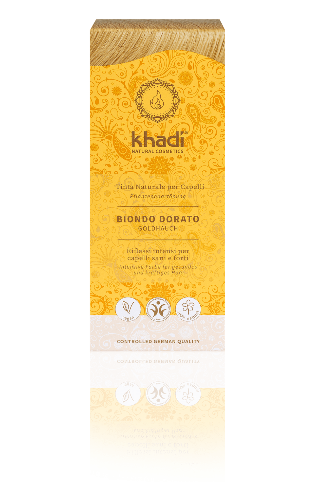 Khadi Bio colore capelli biondo dorato 100g