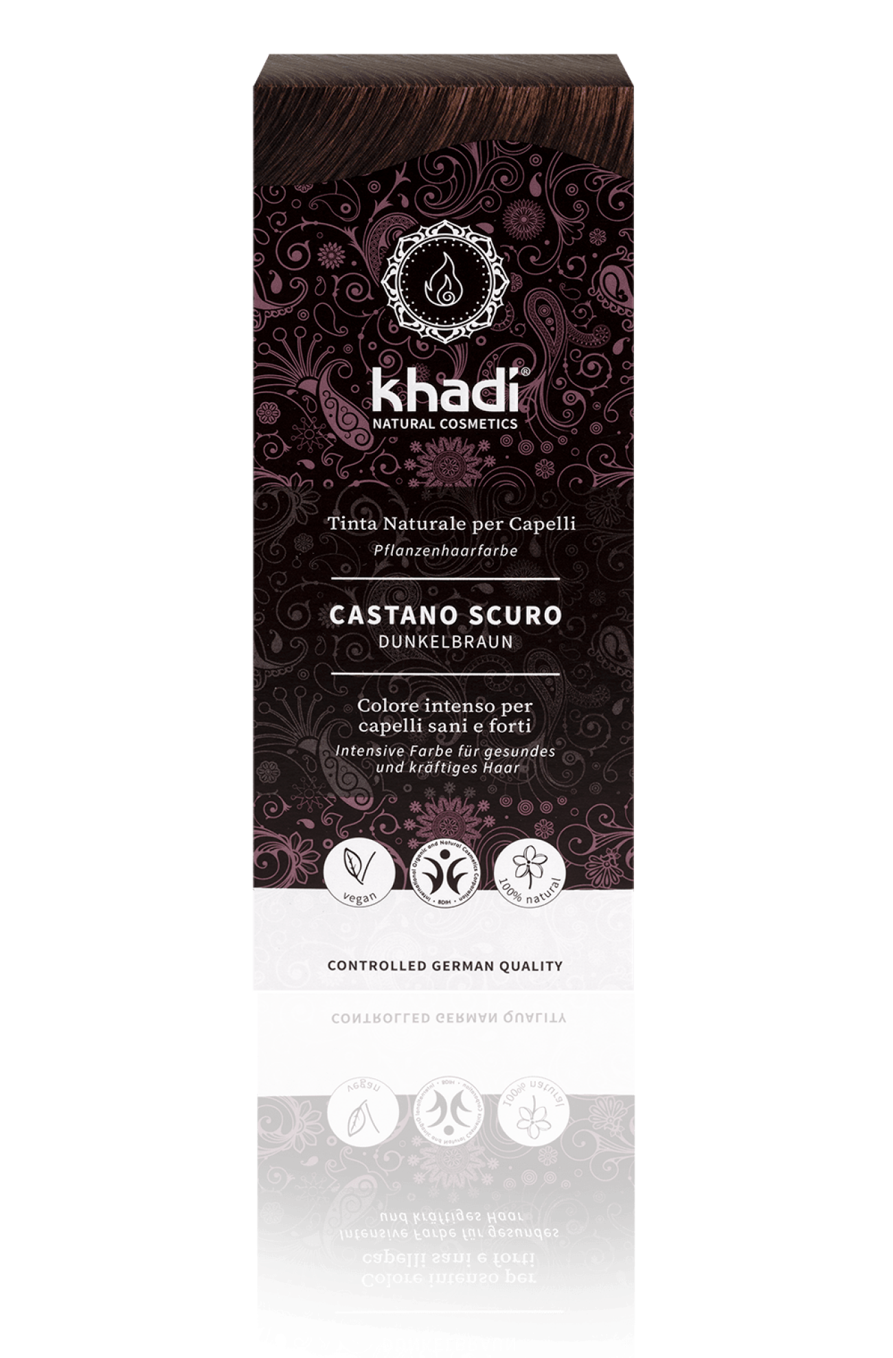 Khadi Bio colore capelli castano scuro 100g