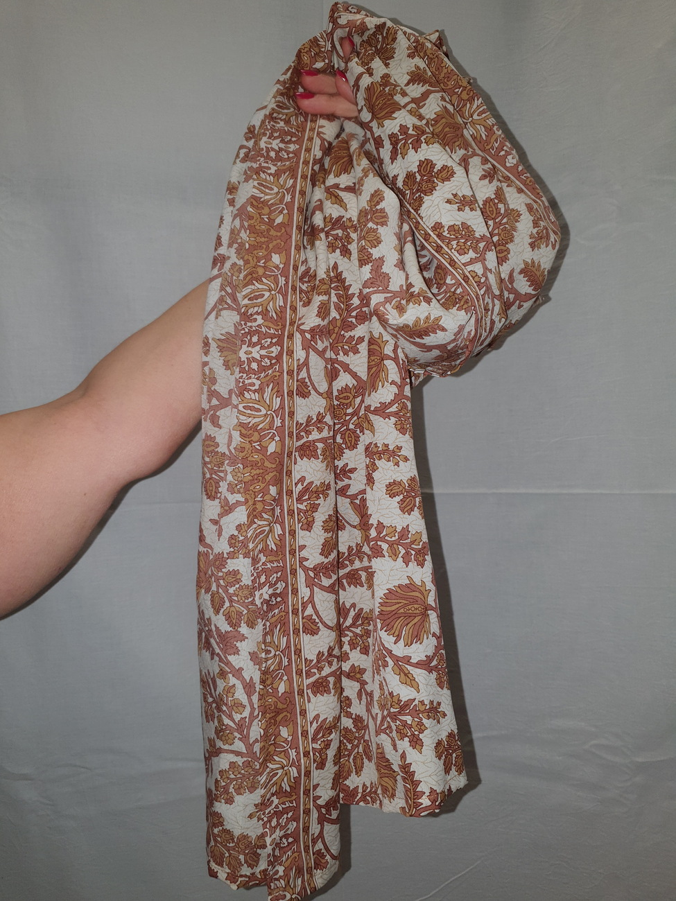 Foulard made in india 100% viscosa con borsa porta foulard fantasia 3