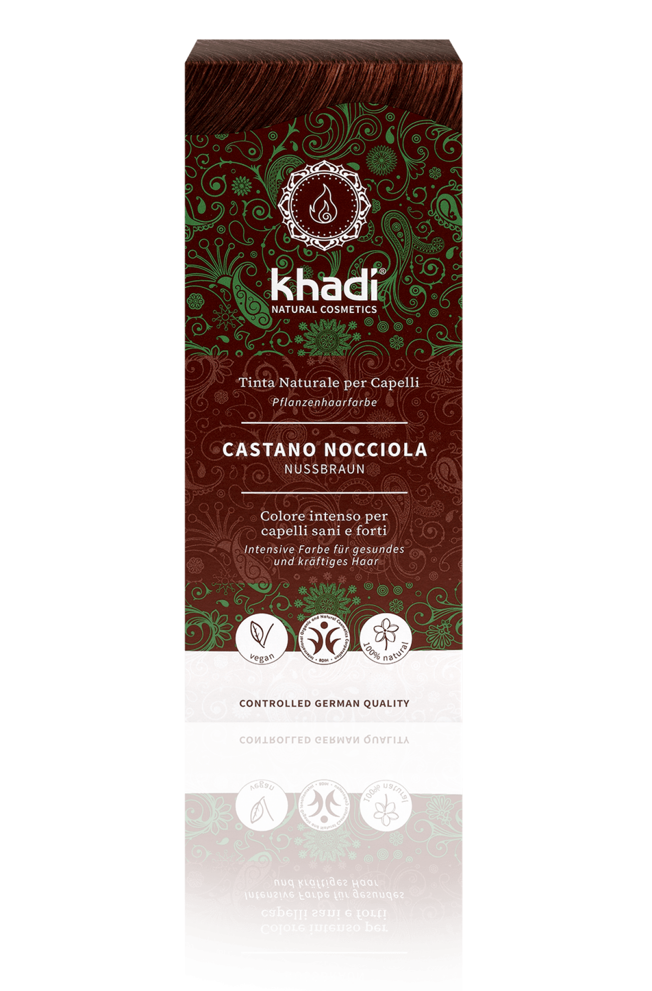 Khadi Bio colore capelli castano nocciola 100g