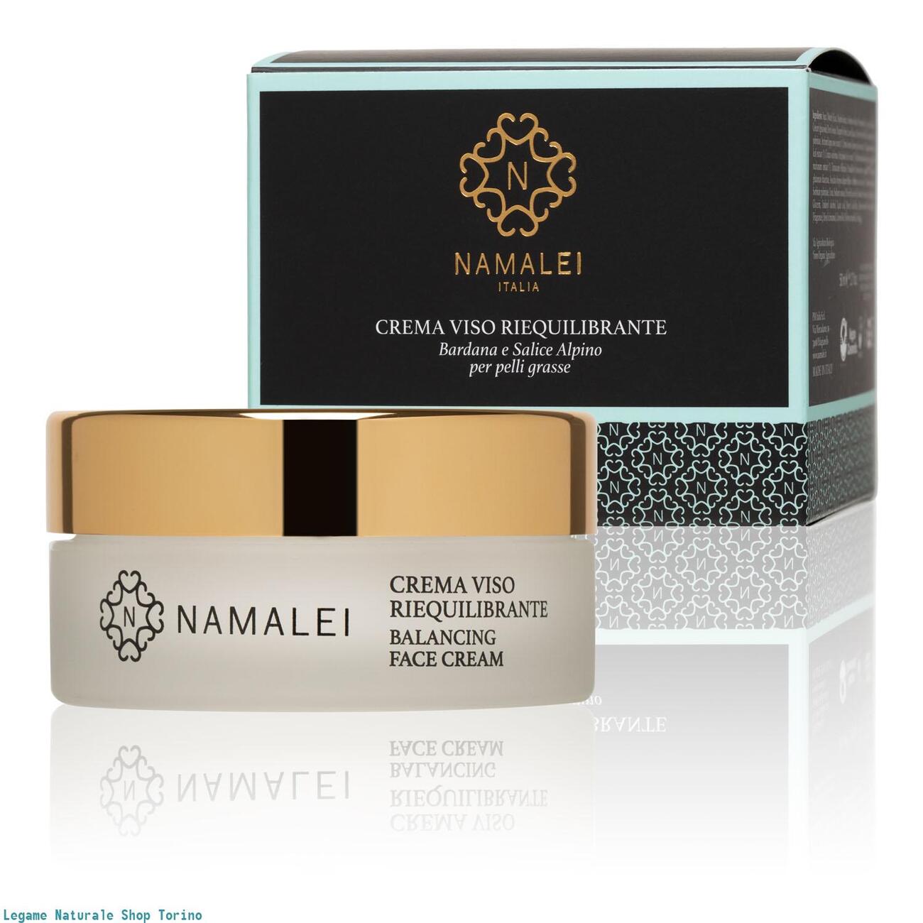 Crema Riequilibrante Pelli Grasse Bardana e Salice Aplino