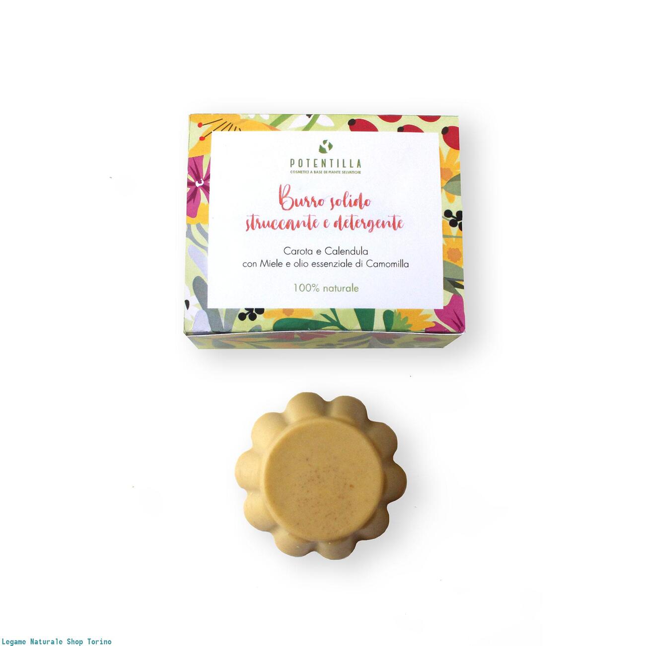 Burro struccante detergente CAROTA E CALENDULA - 30gr