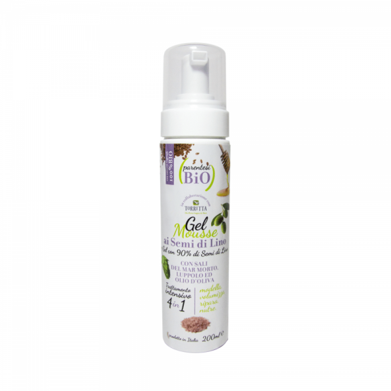 Gel Mousse ai semi di lino 200ml