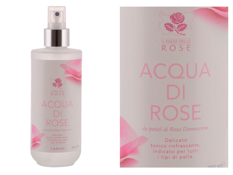 ACQUA DI ROSE damascena “IL PAESE DELLE ROSE” – 200 ml