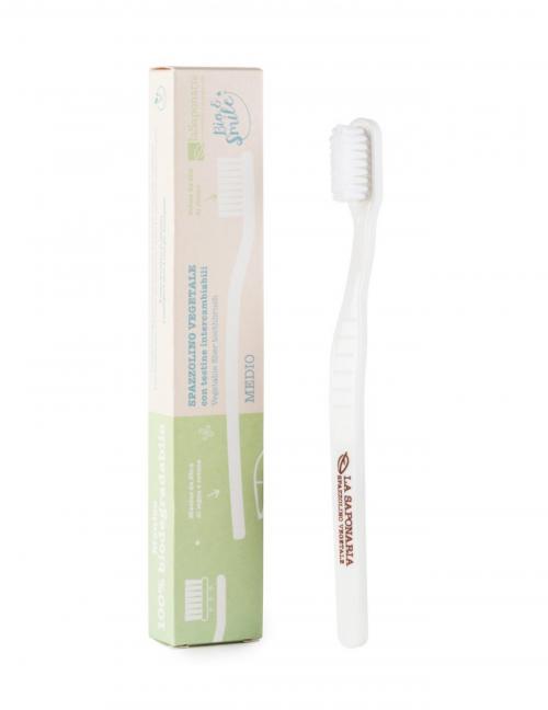 Spazzolino fibra vegetale setole medie Spazzolino fibra vegetale setole medie