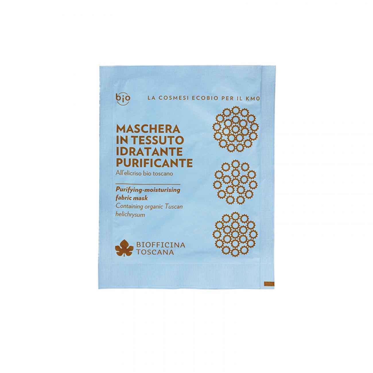 maschera in tessuto purific. Elicriso