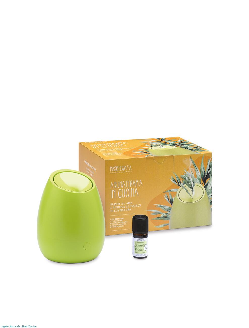 KIT aromaterapia in cucina BLOOM LIME con olio essenziale di Lemongrass