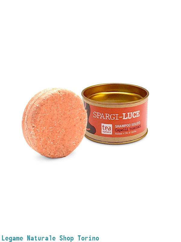 Shampoo solido capelli trattati ROBBIA E OLIO DI JOJOBA "SPARGI-LUCE" 55g