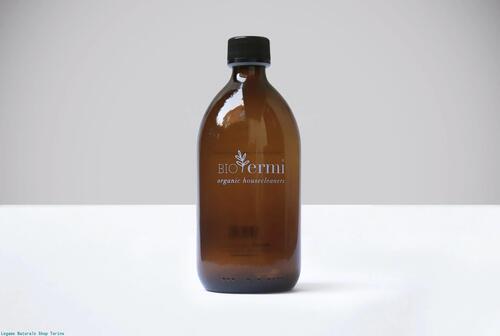 BOTTIGLIA VUOTA IN VETRO PER SUPERCONCENTRATI SERIGRAFATA CON TAPPO - BIOERMI BOTTIGLIA VUOTA IN VETRO PER SUPERCONCENTRATI SERIGRAFATA CON TAPPO - BIOERMI