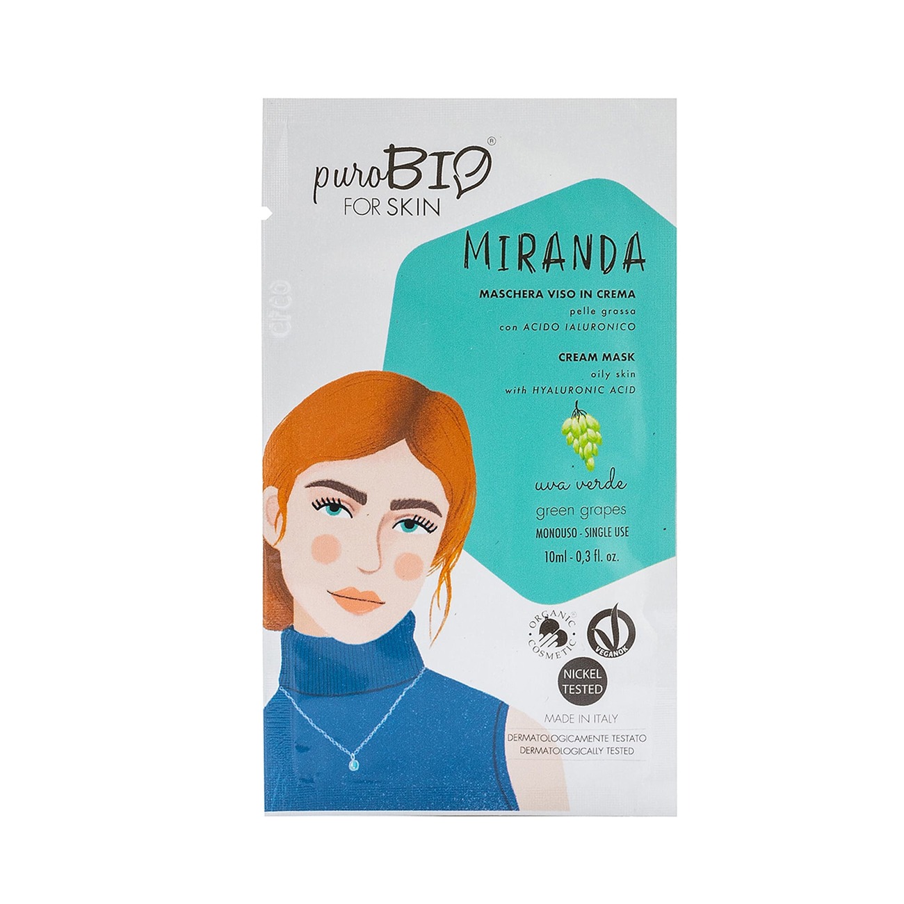 Miranda maschera in crema pelle grassa uva 06