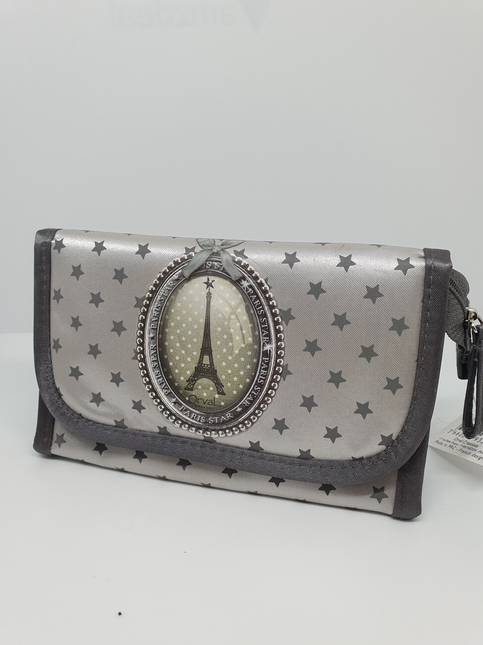 Pochette con specchietto fantasia Paris star Orval