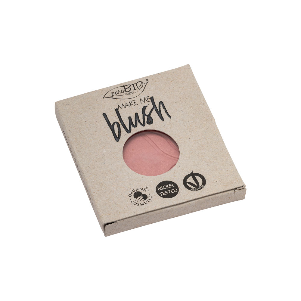 Blush compatto rosa satinato 01 Refil