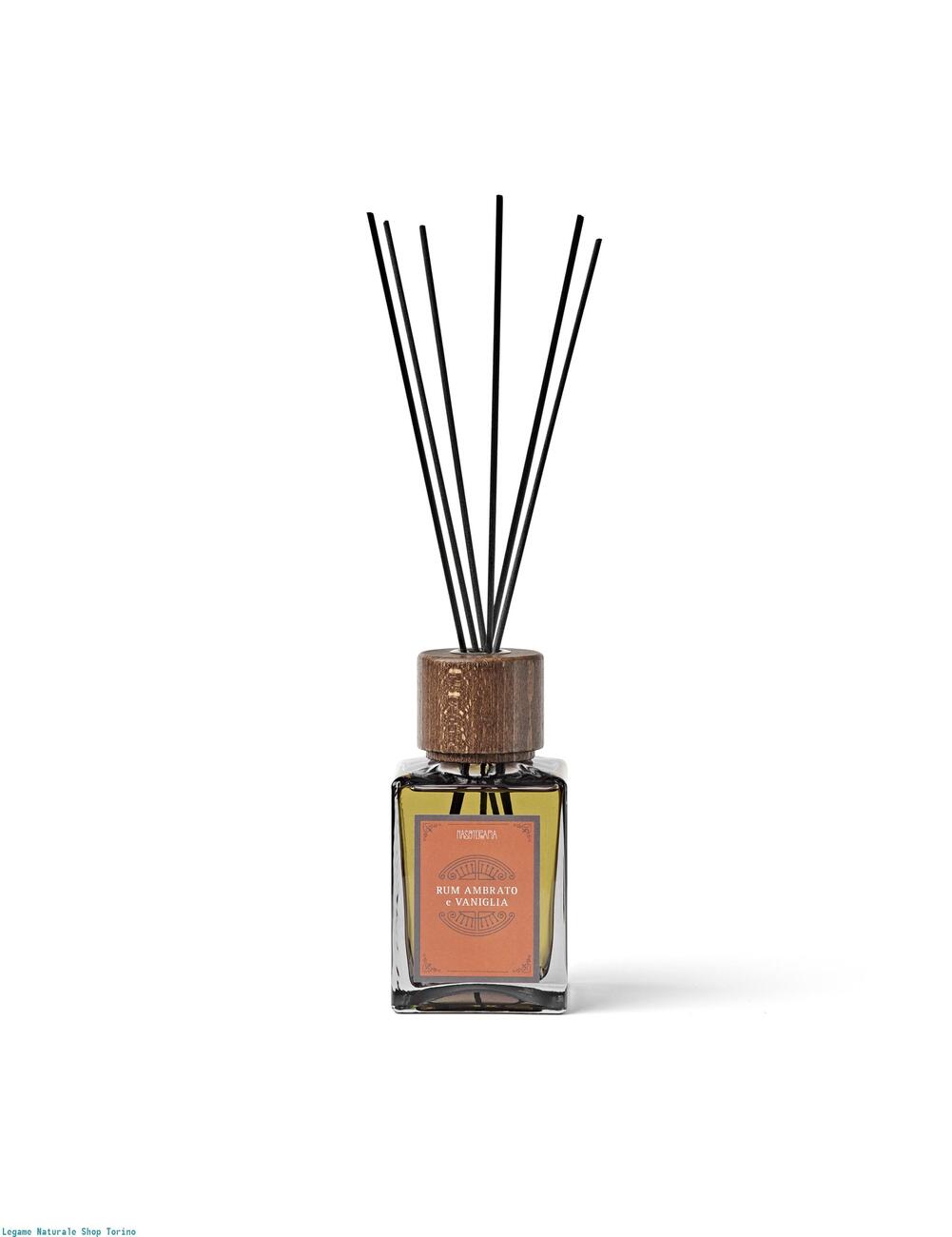 Diffusore con bastoncini 500ml - RUM AMBRATO E VANIGLIA