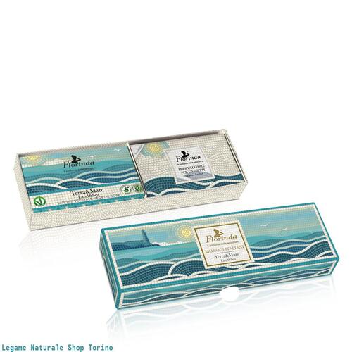 SCATOLA SAPONE 200GR 3 BUSTE PROFUMATE TERRA&MARE SCATOLA SAPONE 200GR 3 BUSTE PROFUMATE TERRA&MARE