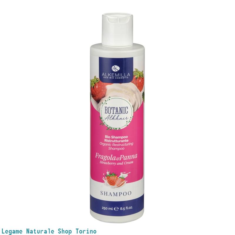 Shampoo Ristrutturante Panna e Fragola