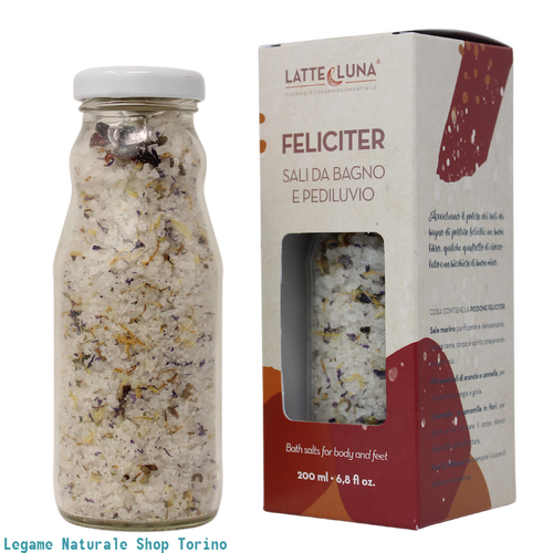 SALI DA BAGNO E PEDILUVIO - FELICITER ( arancio e cannella) SALI DA BAGNO E PEDILUVIO - FELICITER ( arancio e cannella)