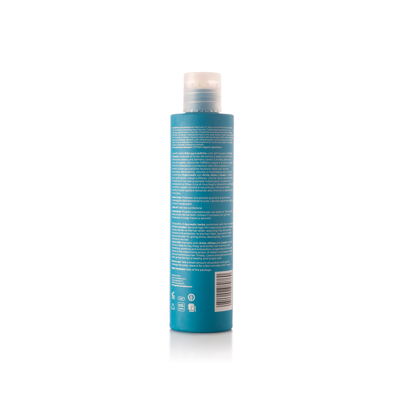 Hyalurvedic Shampoo Rivitalizzante – Lucidante - Idratante