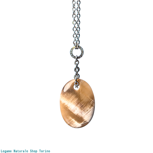 COLLANA MINI ZODIAC LEGNO FOSSILE - CAPRICORNO COLLANA MINI ZODIAC LEGNO FOSSILE - CAPRICORNO