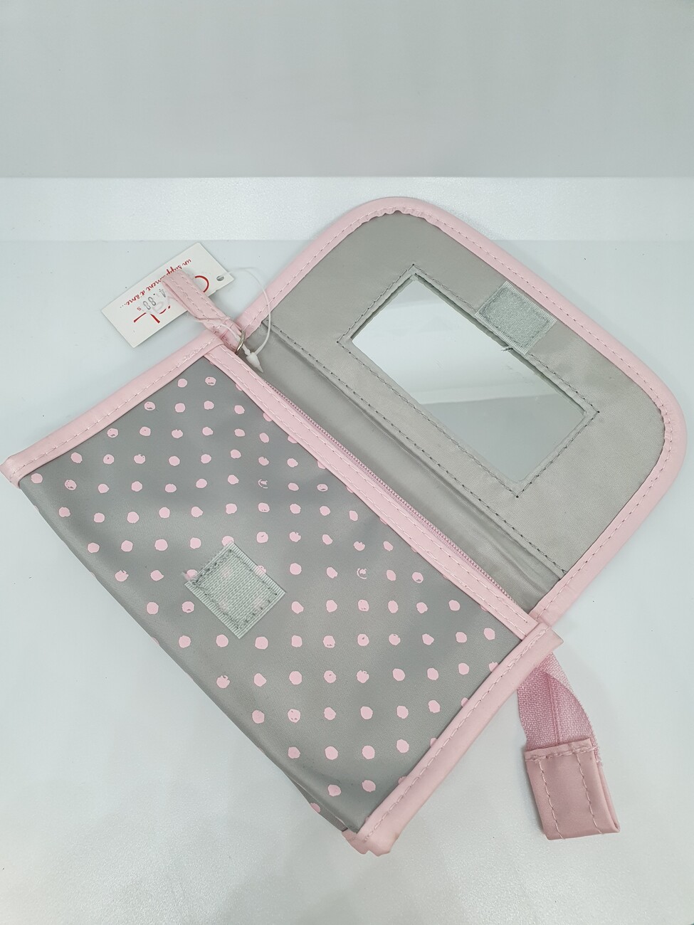 Pochette con specchietto fantasia mille roses Orval