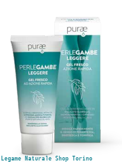 Gel fresco Azione rapida PER LE GAMBE LEGGERE - PURAE 100ML