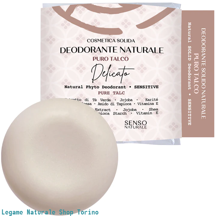Deodorante Naturale DELICATO profumazione PURO TALCO